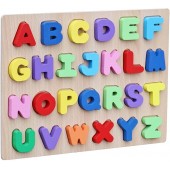 Timy Wooden Alphabet Puzzle Board - NEW